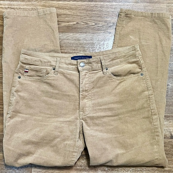 Tommy Hilfiger camel corduroy pants size 8. 30 inch waist Excellent condition - Picture 4 of 8